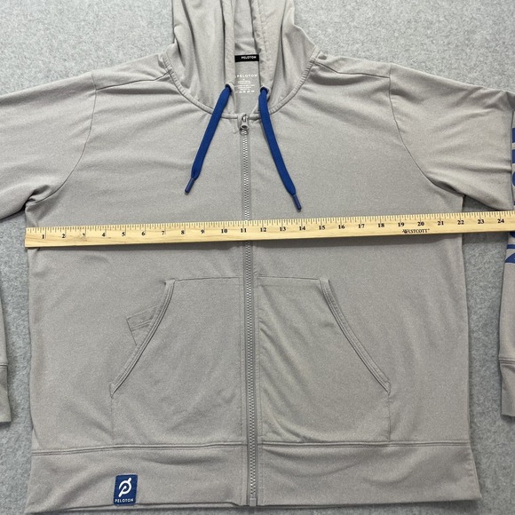 Peloton Hoodie Unisex Full Zip Lightweight Stretch‎ Long Sleeve Pocket Medium - Picture 14 of 16